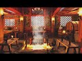 Cozy Tavern Ambience - crackling sound, white noise