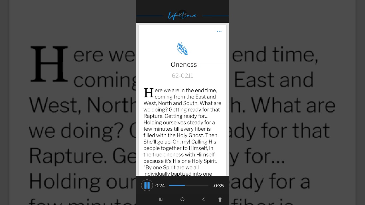 Oneness https://branham.org/en/messagestream/ENG=62-0211