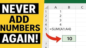 SUM Formula Tutorial (2025) | Easiest Guide for Beginners in 1 minute