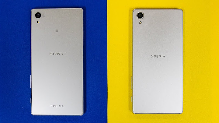 So sánh sony xperia x performance với z5 năm 2024