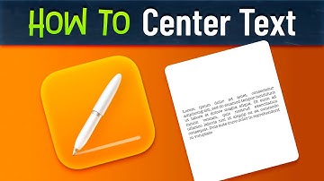 How To Center Text Vertically Apple Pages Mac