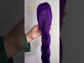 Purple Kpop Rumi Braid Clip in Ponytail Hair Extension Long Ponytail