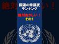 国連の #幸福度ランキング #絶対おかしい