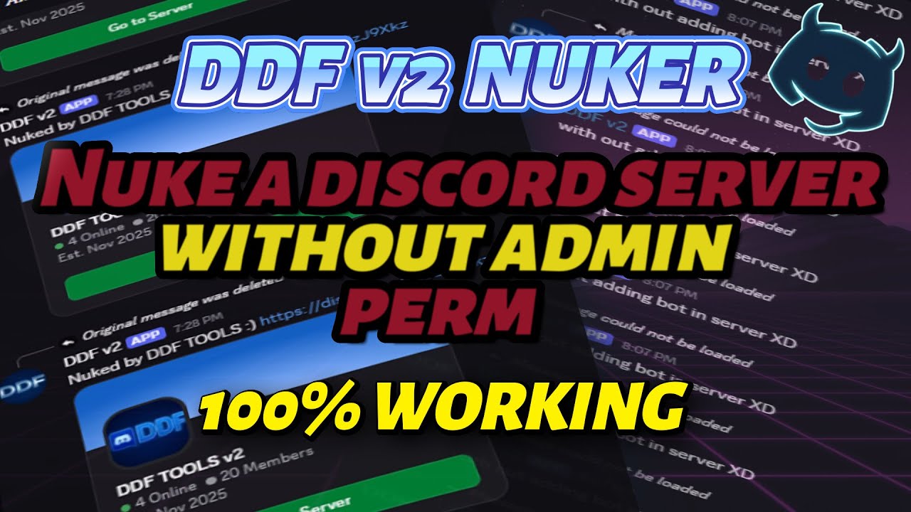 *New* Discord Nuker (2025) #discordnuke #nuke #discordbot - YouTube