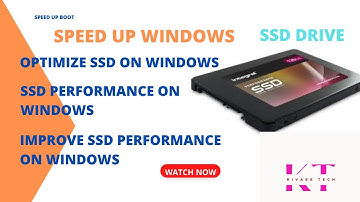 How to SSD Performance on Windows, Optimize SSD on Windows speed up boot.