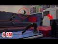 DON'T DO GYMNASTICS AT 3AM!! (SCARY)