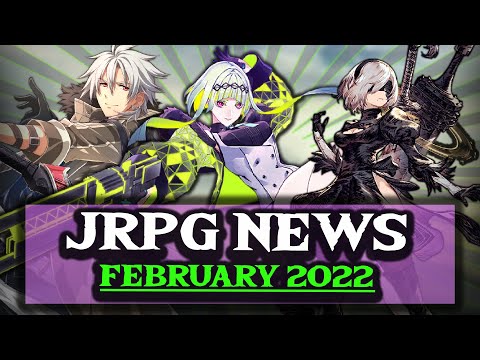 JRPG News February 2022 - Soul Hackers 2 Announced, Nier Automata Anime, Rixia and Crow Figures