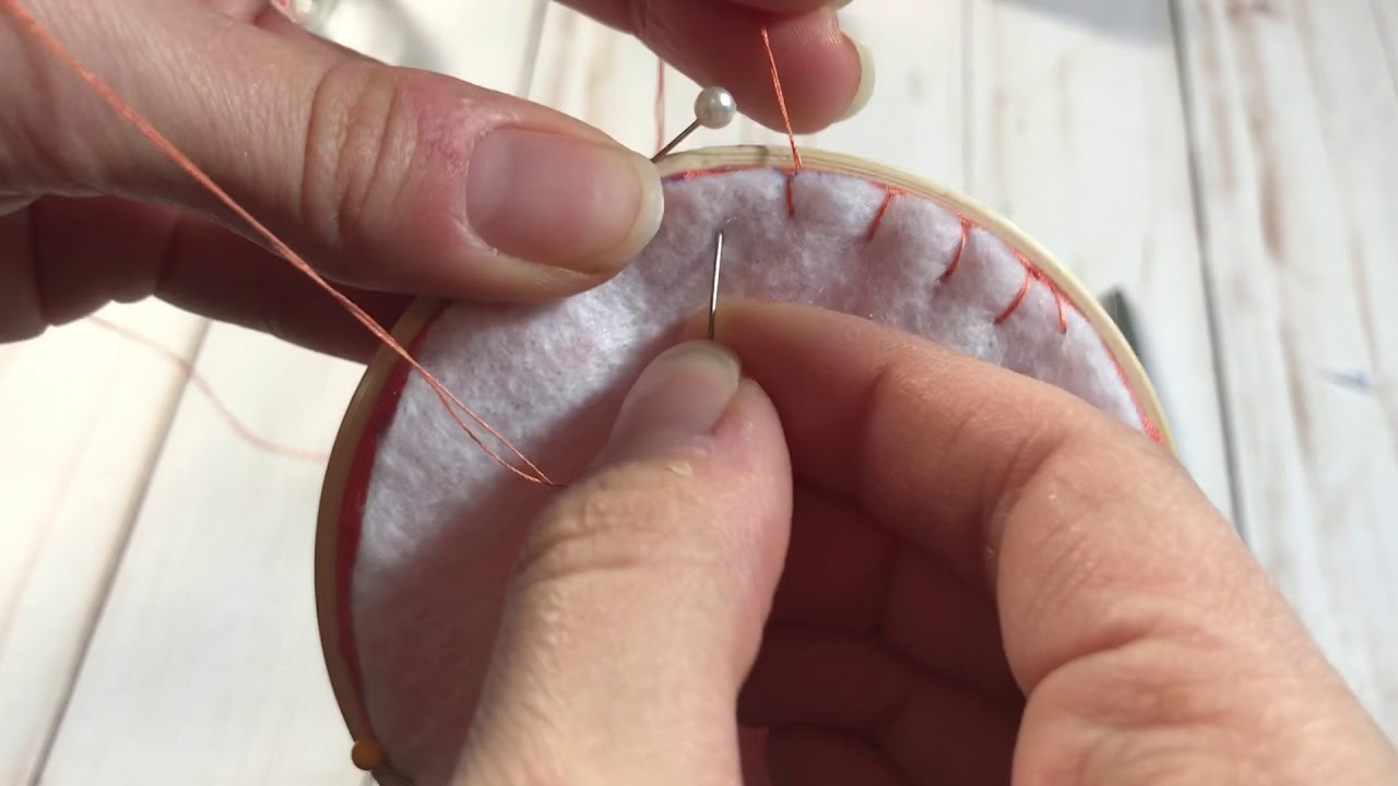 Closing and Displaying Your Embroidery Hoop YouTube