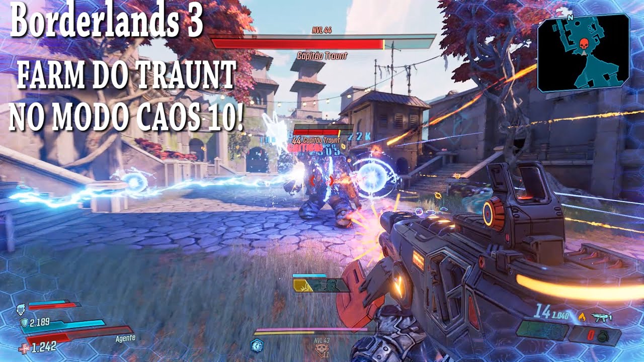 FARM DO TRAUNT NO MODO CAOS 10! Borderlands 3!