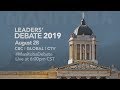 Manitoba leaders debate 2019
