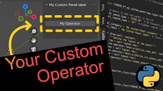 Blender Python scripting: Creating custom operators from scratch