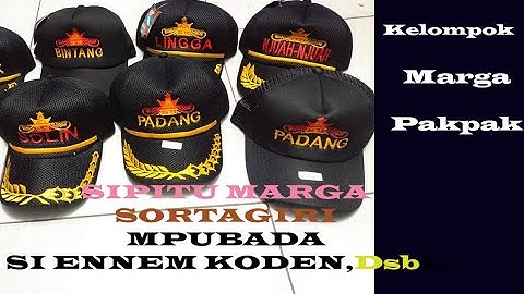 Pengelompokan Marga-marga Pakpak//Si Pitu Marga, Sortagiri, Mpubada, Si ennem Koden,dll