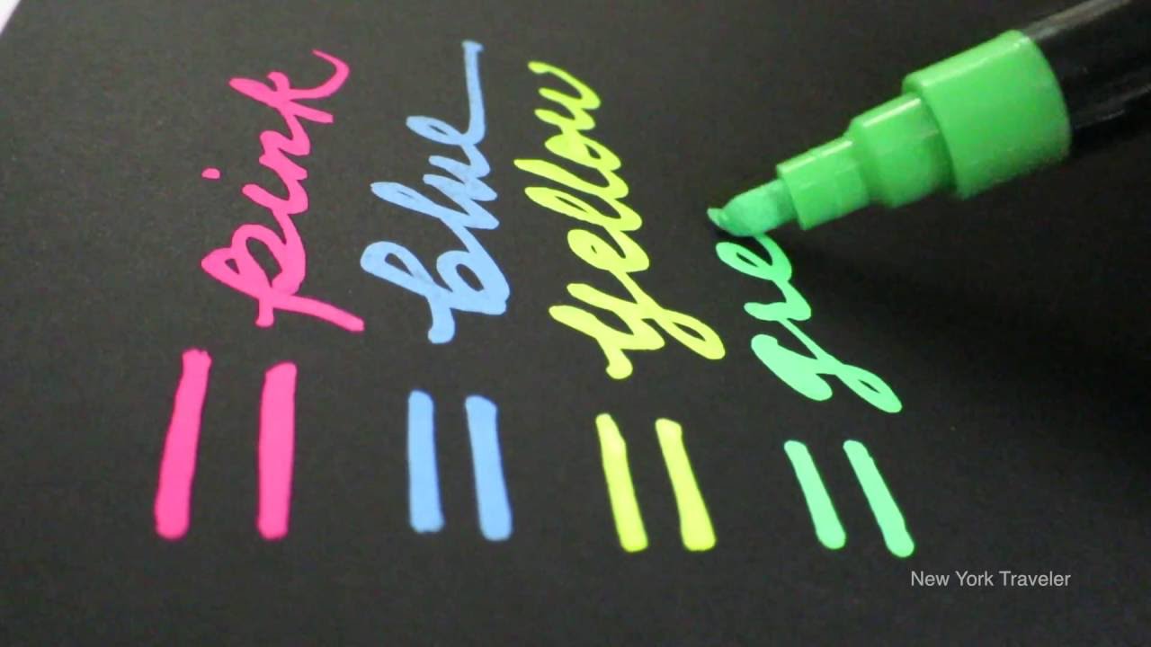 Chalk vs Liquid Chalk Markers - Comparing two types of chalks +