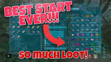 I FOUND THEIR PURLOVIA - BEST START EVER - Ark official pvp solo smalltribes ep 1 -