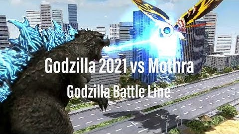 Godzilla 2021 vs Mothra - Godzilla Battle Line