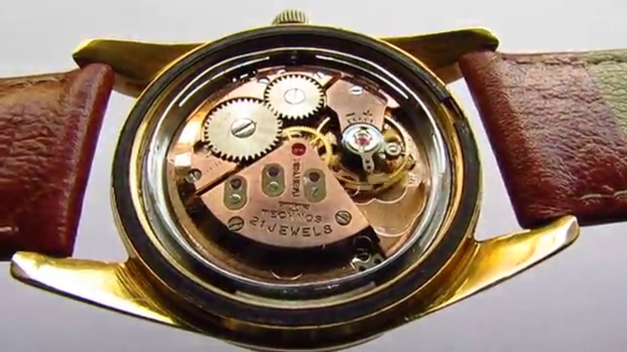 Technos Star Chief Watch 21 Jewels - YouTube