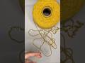 Vídeo completo e mais detalhado no perfil!💛#shortsviral #crochet #crochettutorial #tutorial