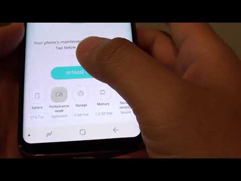 Samsung Galaxy S8 How To Optimize For Playing Game 