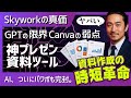 もうパワポ作るな!AIで秒速で作る魔法を教えます【保存版】