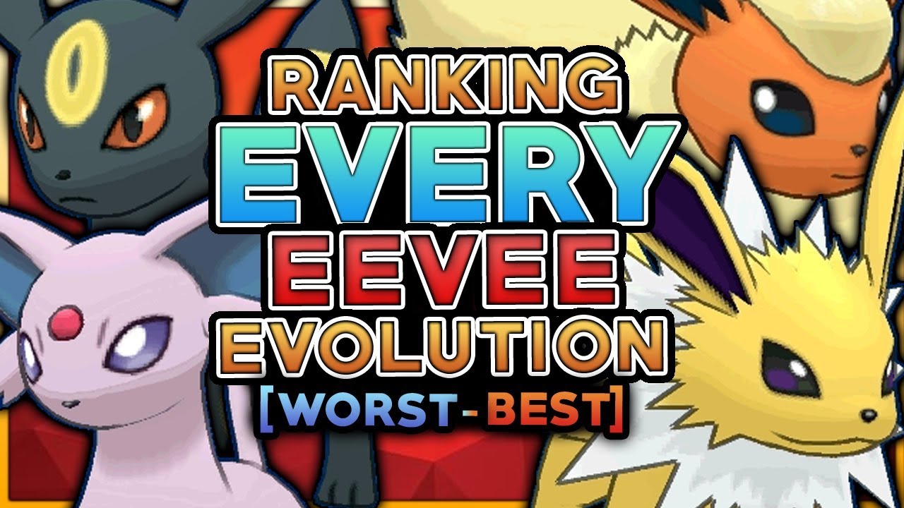 Ranking Every Eeveelution In Pokemon