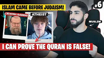 Clip-React| Atheist Disproves The Quran?! Is Ezra The Son Of God? Islam Predates Judaism|