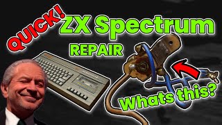 Factory Mistakes and Dodgy Power Socket  ZX Spectrum 128k +2