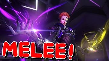 Overwatch But Its Melee ONLY | Moira Overwatch Challenge