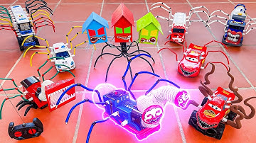 Upgrade CHOO CHOO CHARLES Two Head Spider Monster, LIGHT HOUSE MONSTER, LIGHTNING MCQUEEN Eater