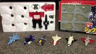 Transformers G1 Japanese exclusive Sixwing, operation combination, takara, collection, vintage, mib