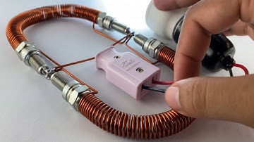 Technology  free energy generator 220V 7000W  self running from copper wire & spark plug #technology
