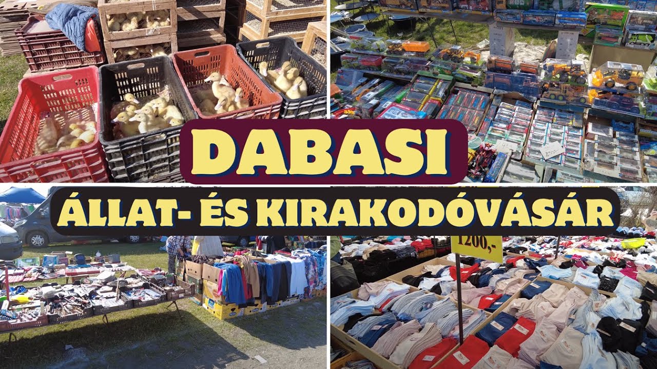 Dabasi Állat- és Kirakodóvásár - Hungary [4k Ultra HD 60fps]