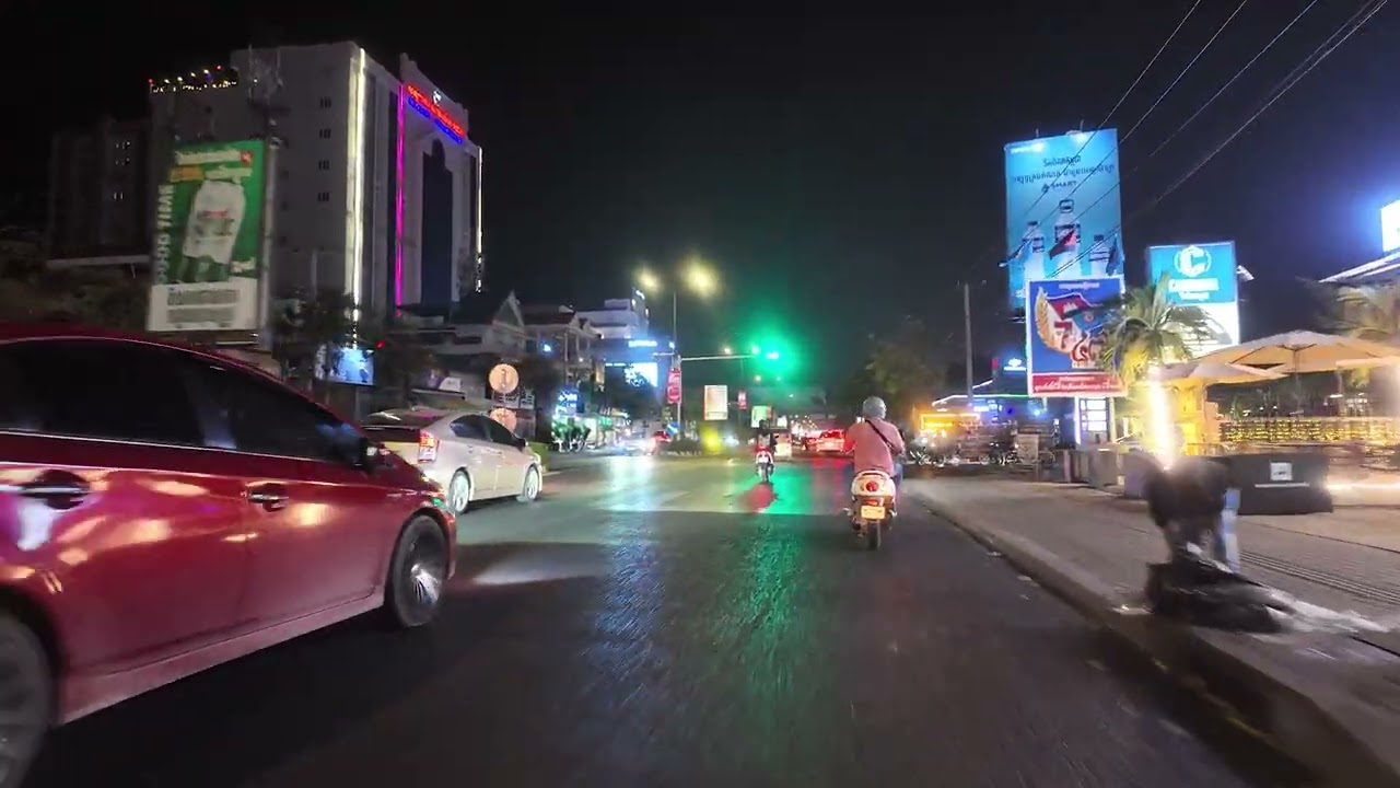 4K HDR Phnom Penh Night View Driving Tour #15