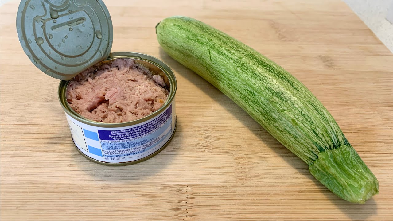 Рецепт КОНСЕРВИРОВАННОГО ТУНЦА, простой рецепт ФАРШИРОВАННЫХ КАБАЧКОВ