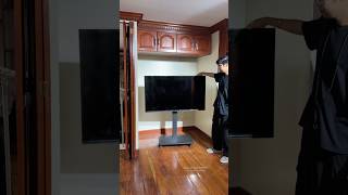 Movable Mobile TV Stand Landscape Portrait for living area, work presentation or business TV Display