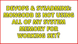 DevOps & SysAdmins: MongoDB is not using all of my system memory for working set?