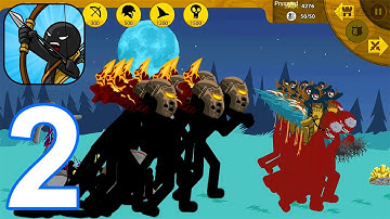 Stick War Legacy - Gameplay Walkthrough Part 2 Endless Deads Night 6-10 (iOS, Android)