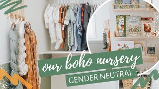 MINIMALIST NURSERY TOUR \/ Boho, Gender-Neutral Nursery!