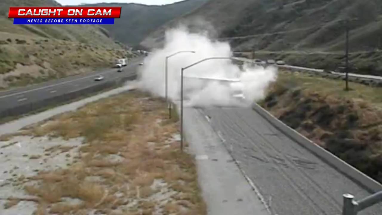 Truck With Brake Failure Uses Escape Ramp To Prevent Fatal Crash YouTube