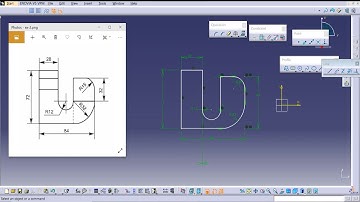 CATIA Training Course for Beginners | CATIA Sketcher Practice Exercises - 2 | CATIA V5