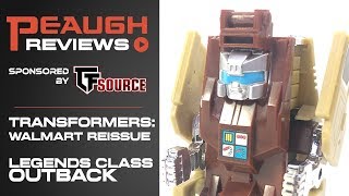 Video Review: Transformers Reissue G1 Autobot OUTBACK Minibot