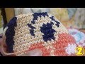 かぎ針で編む「コットン100％ アンパンマンのハンカチ」 How to Crochet ②