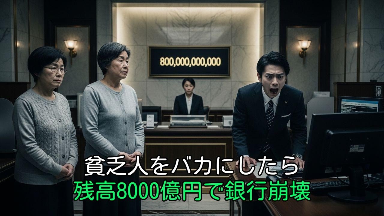 「老人は牛丼屋へ行け」寿司店で馬鹿にした老人の正体…翌日8000億円の解約で銀行が震え上がった