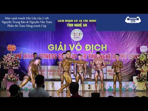 Video Giải thể hình Nghệ An mở rộng/ Màn cạnh tranh nảy lửa... - youtube