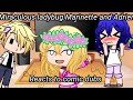Miraculous ladybug Marinette and Adrien reacts to comic dubs (gacha club)