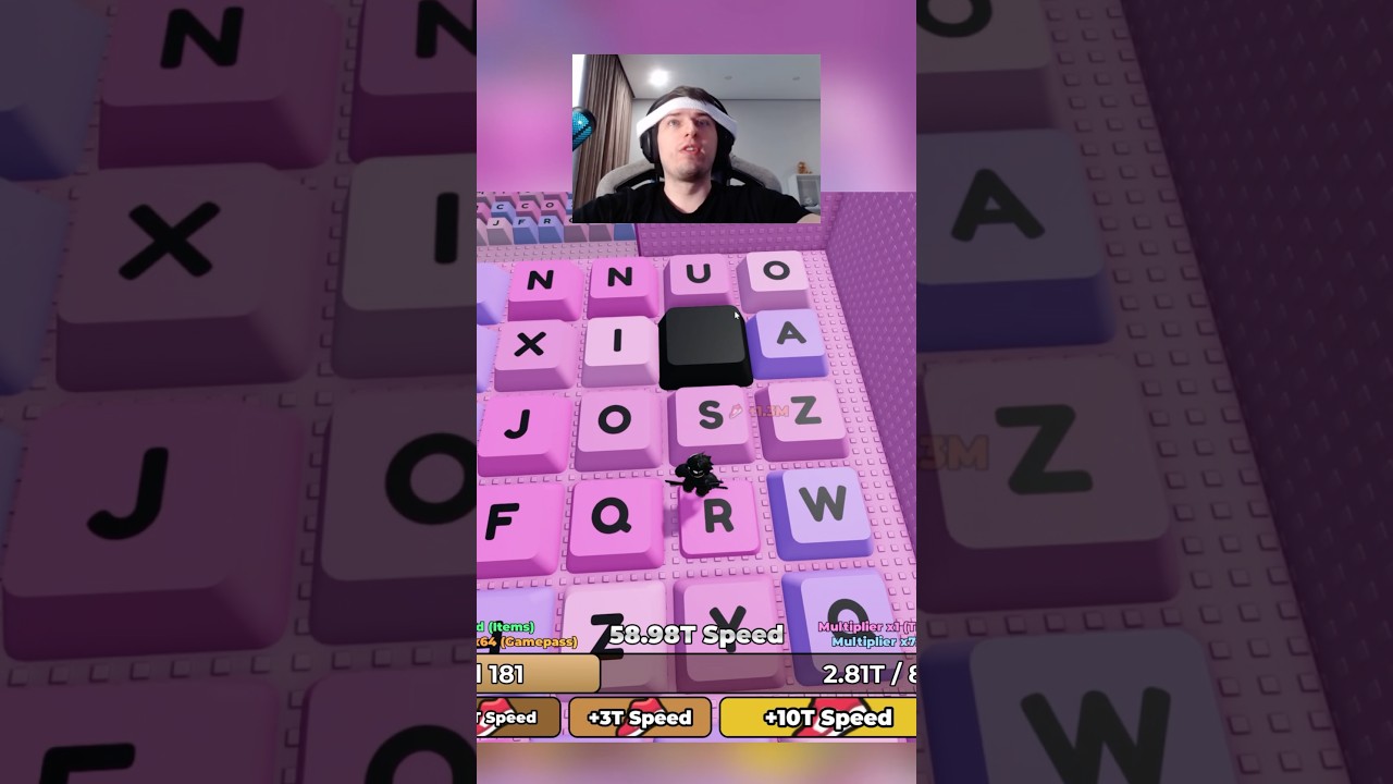 Что за чёрная кнопка в ￼Keyboard Escape Roblox? #roblox #keyboardescape