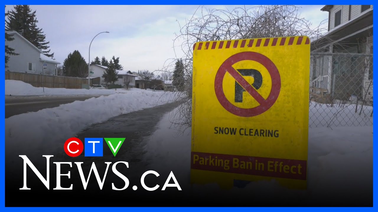 Residential snow clearing underway in Edmonton