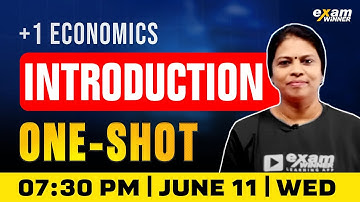 Plus One Statistics Economics | Introduction | Oneshot | Exam Winner