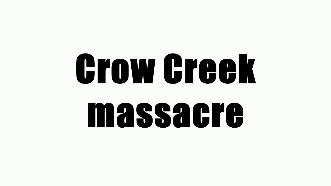Crow Creek massacre