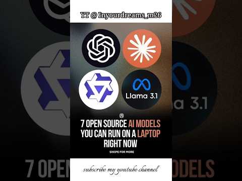 7 FREE AI Models You Can Run on Your Laptop Right now 🔥