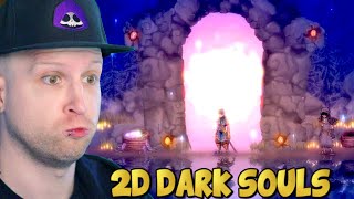 THIS GAME IS JUST 2D DARK SOULS - 30 Minutes of Salt and Sacrifice Co-op Gameplay screenshot 2